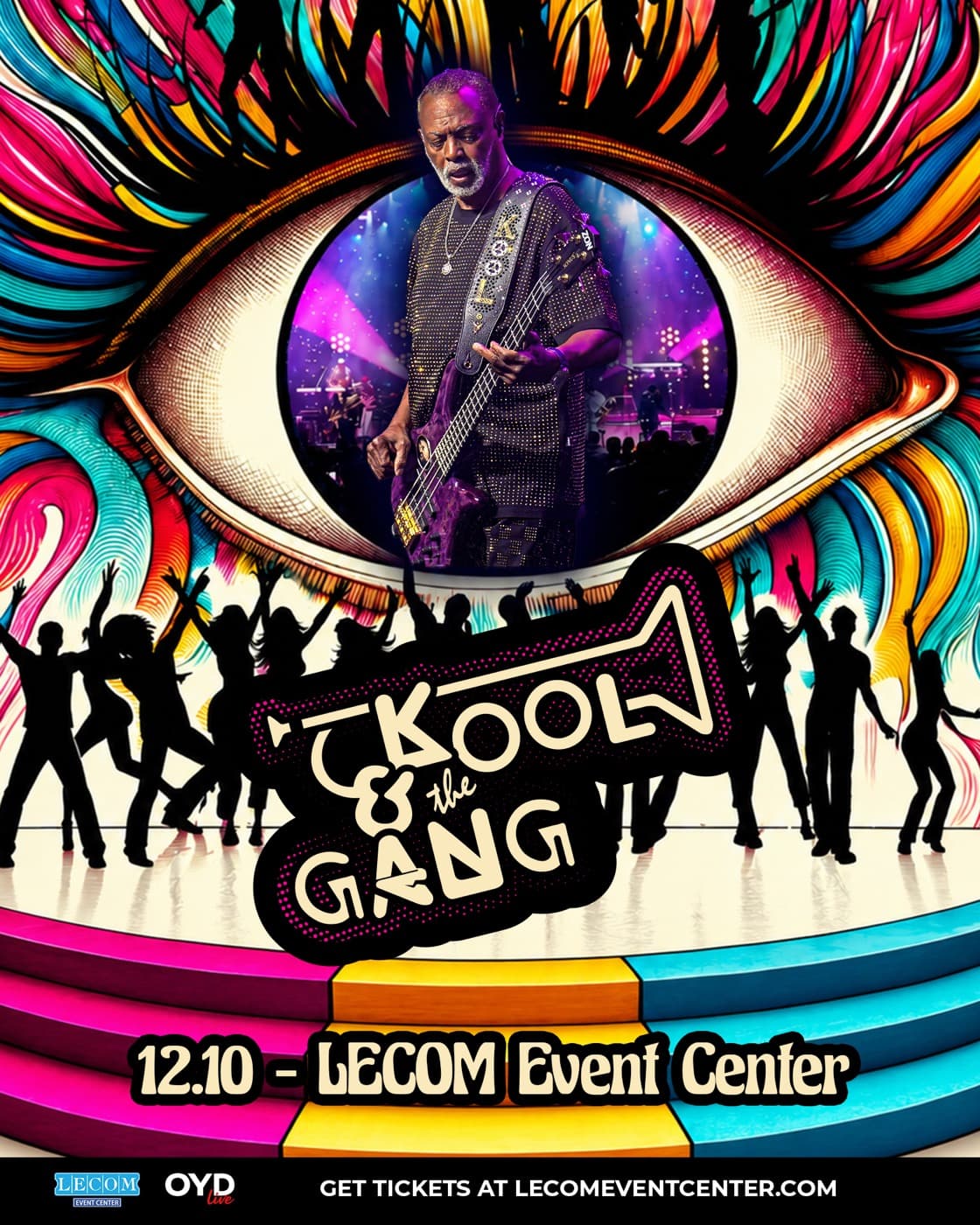 Kool & the Gang — Rock & Roll Hall of Fame Class of 2024 — concert poster